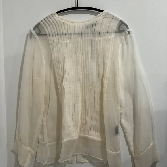 TROIS WHITE BLOUSE - Picture 1 of 6